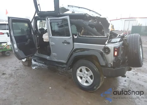 2014 Jeep Wrangler Unlimited Sport from USA, damaged, VIN 1C4BJWDG7EL104460